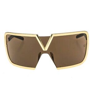 VALENTINO GARAVANI VLogo Oversized Shield Sunglasses